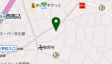 南馬込四丁目児童館の地図画像
