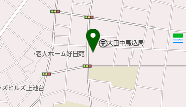 中馬込児童館の地図画像