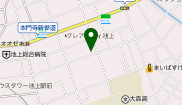 池上児童館の地図画像