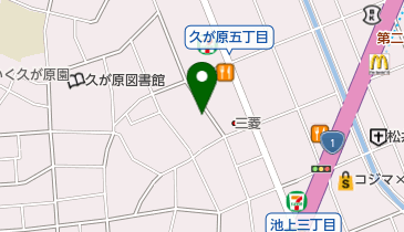 久が原児童館の地図画像