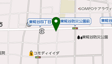 東糀谷児童館の地図画像