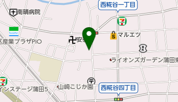 西糀谷児童館の地図画像