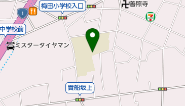 梅田おおたっ子ひろばの地図画像