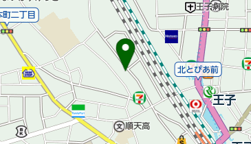 北区立岸町ふれあい館の地図画像