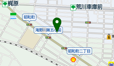 北区立昭和町区民センターの地図画像