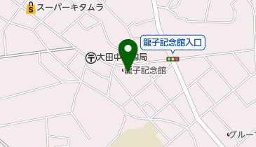 龍子記念館の地図画像