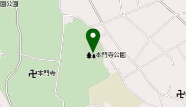 本門寺公園キャンプ場の地図画像