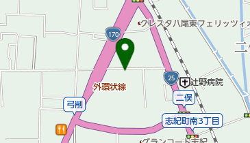 志紀町南二丁目公園の地図画像