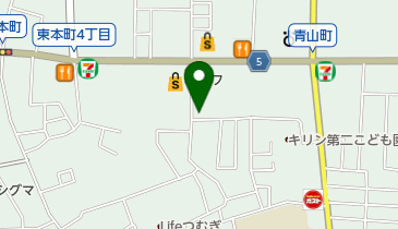 高美町一丁目公園の地図画像