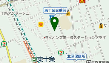 東十条区民センター(東十条ふれあい館)の地図画像
