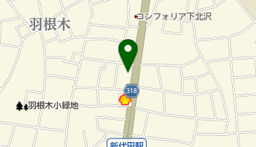 新代田まちづくりセンターの地図画像