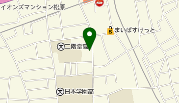 松原まちづくりセンターの地図画像