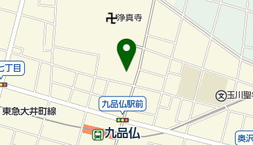 九品仏まちづくりセンターの地図画像