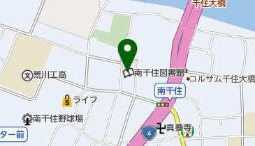 荒川ふるさと文化館の地図画像