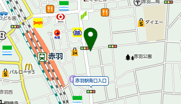 赤羽消防署の地図画像