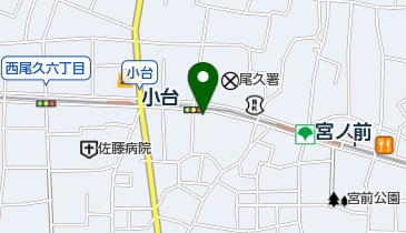 尾久ふれあい館の地図画像