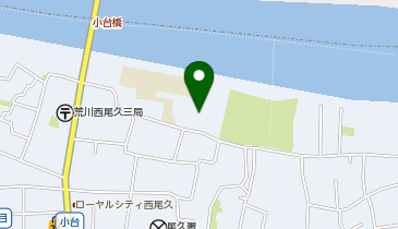 荒川区立区民運動場の地図画像