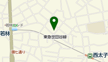 若林区民集会所の地図画像