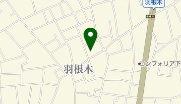 羽根木区民集会所の地図画像