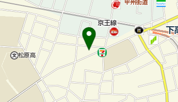 松沢区民集会所の地図画像