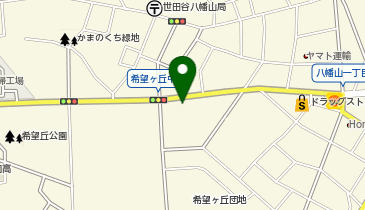 希望丘区民集会所の地図画像