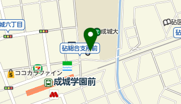 砧総合支所区民集会所の地図画像