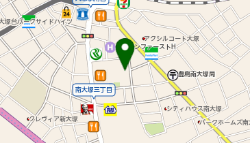 東部区民事務所の地図画像