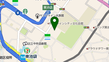 豊島区 池袋保健所の地図画像