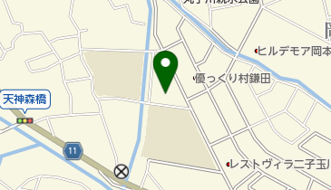 鎌田児童館の地図画像