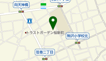 向井潤吉アトリエ館の地図画像