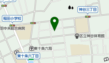 東京都北区不登校対策室の地図画像