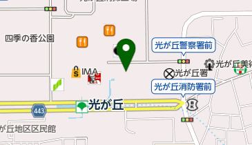 光が丘区民センターの地図画像