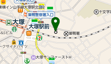 豊島区 区民活動センターの地図画像