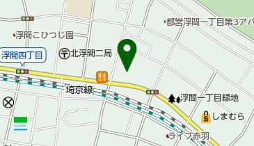 北区セレモニーホールの地図画像