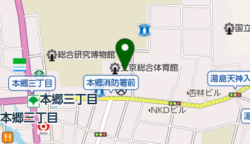 湯島地域活動センターの地図画像