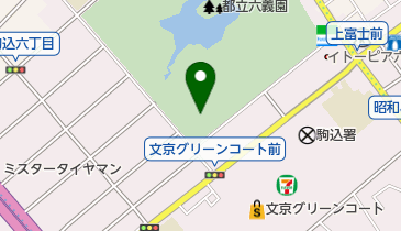 六義公園運動場の地図画像