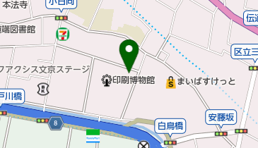 水道児童館の地図画像