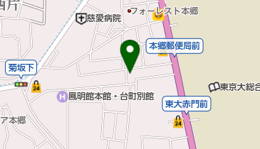 本郷児童館の地図画像