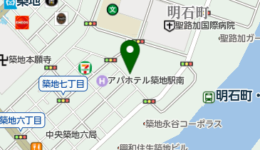 築地児童館の地図画像