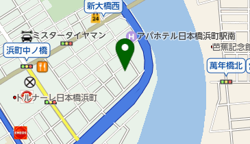 浜町児童館の地図画像