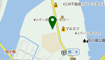 佃児童館の地図画像