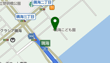 晴海児童館の地図画像