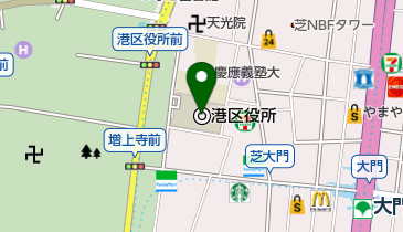 芝地区総合支所の地図画像