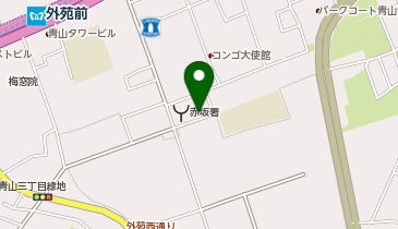 青山いきいきプラザの地図画像
