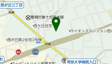 北ノ台スポーツ多目的広場の地図画像