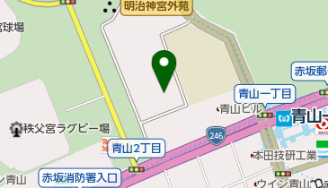赤坂地区高齢者相談センター(北青山地域包括支援センター)の地図画像