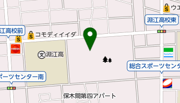 足立区 子育てサロン東保木間(総合スポーツセンター2階)の地図画像