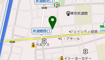 足立区 綾瀬住区センターの地図画像