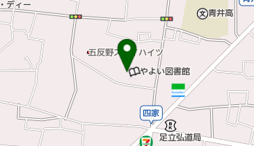 足立区 中央本町住区センターの地図画像