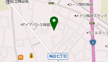 足立区NPO活動支援センターの地図画像